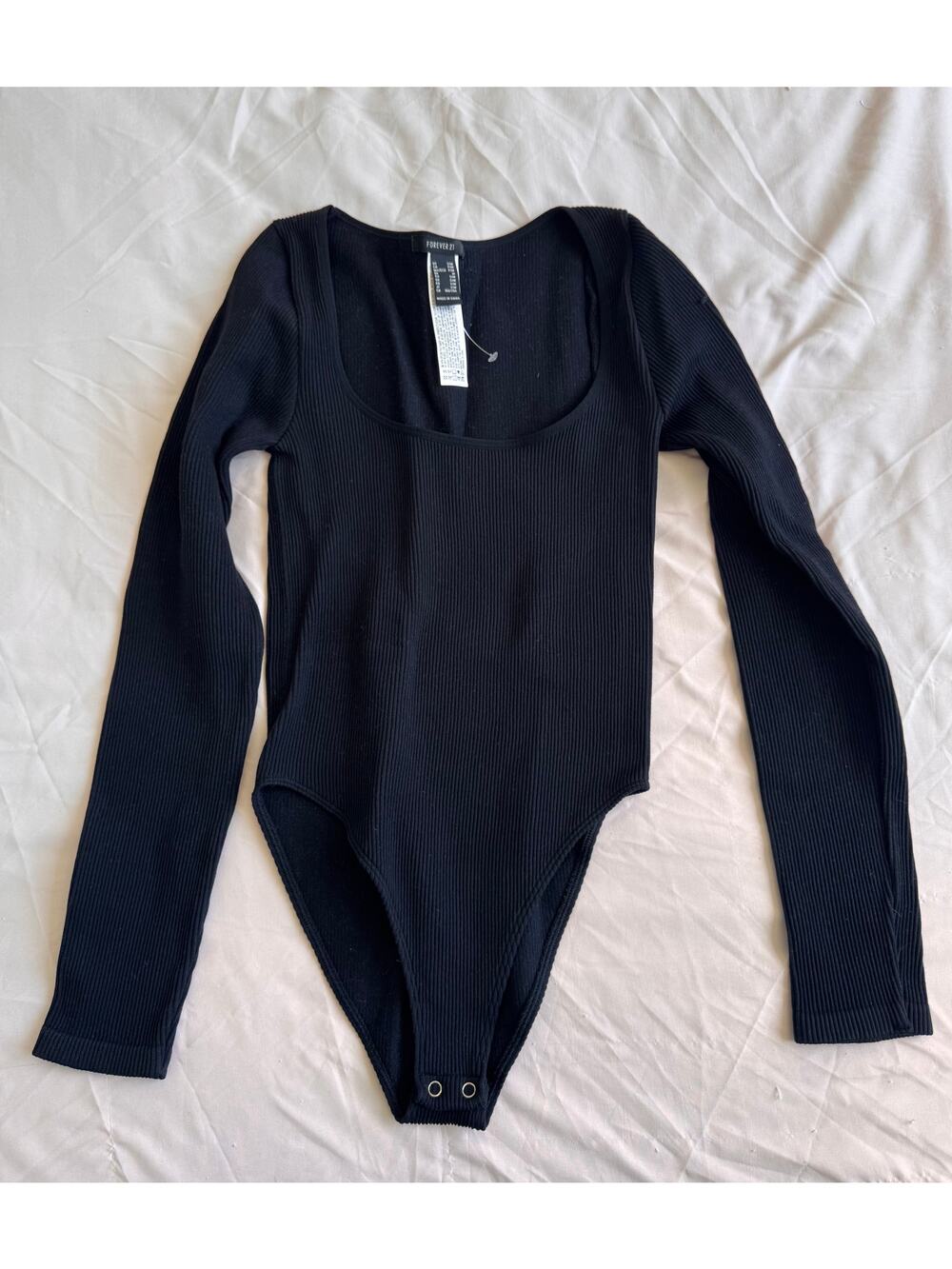Forever 21 Long-Sleeve Bodysuit S/M
